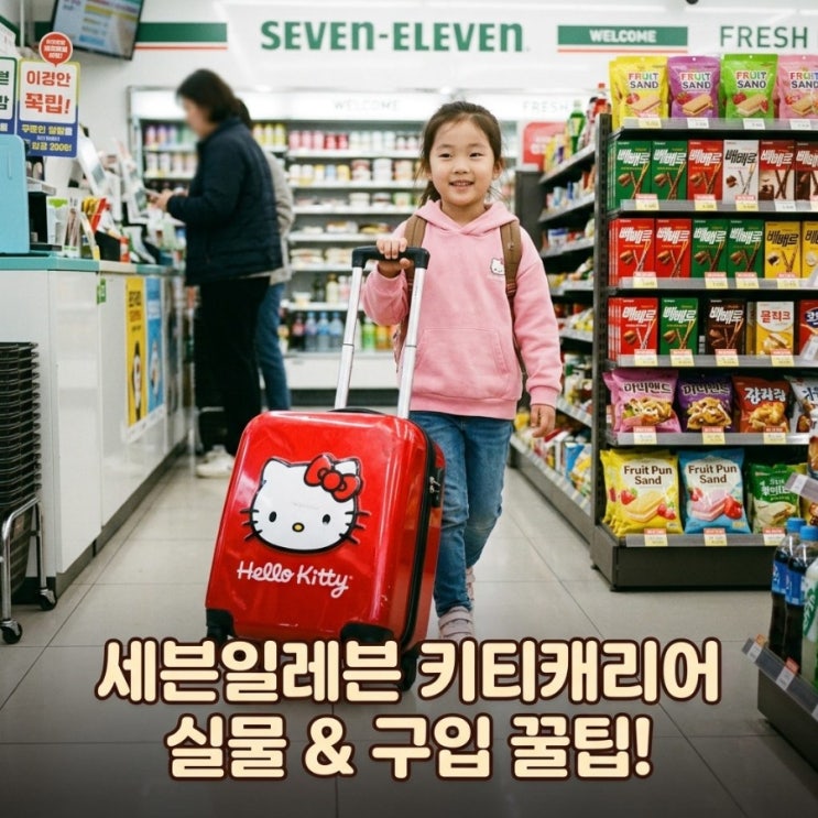  세븐일레븐 키티캐리어 구입기와 실물 후기 모음 