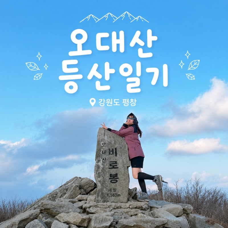 오대산 등산일기 : 강원도 평창 오대산 비로봉 최단코스 상원사코스 총정리 | 가을 끝 무렵 ....