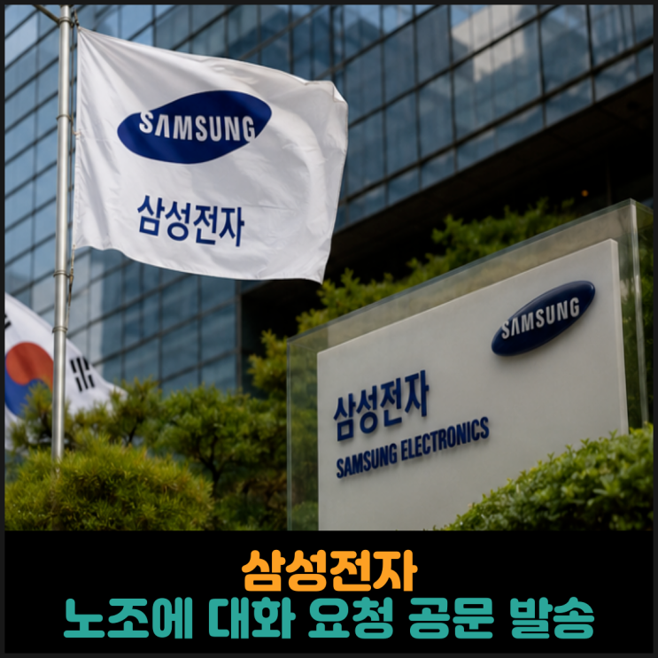  삼성전자, 노조에 대화 요청 공문 발송