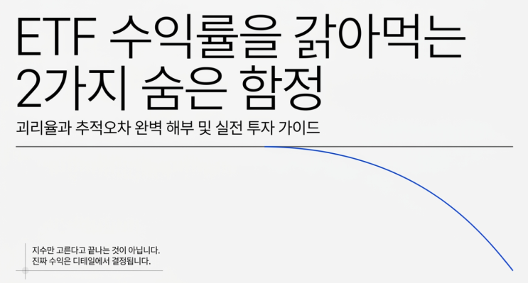  ETF 괴리율과 추적오차, 모르면 손해 보는 ETF 투자의 숨겨진 함정