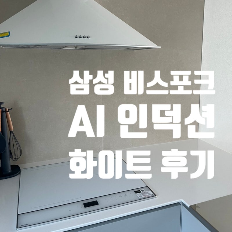 삼성 비스포크 AI 인덕션 실 사용 후기 (화이트, 플렉스존, 장단점)