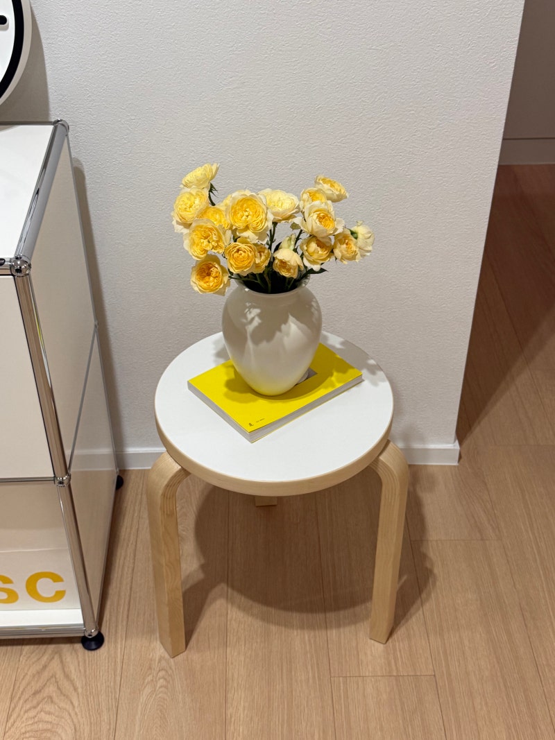 artek 아르텍 스툴 60 화이트버치 후기 인테리어 가구