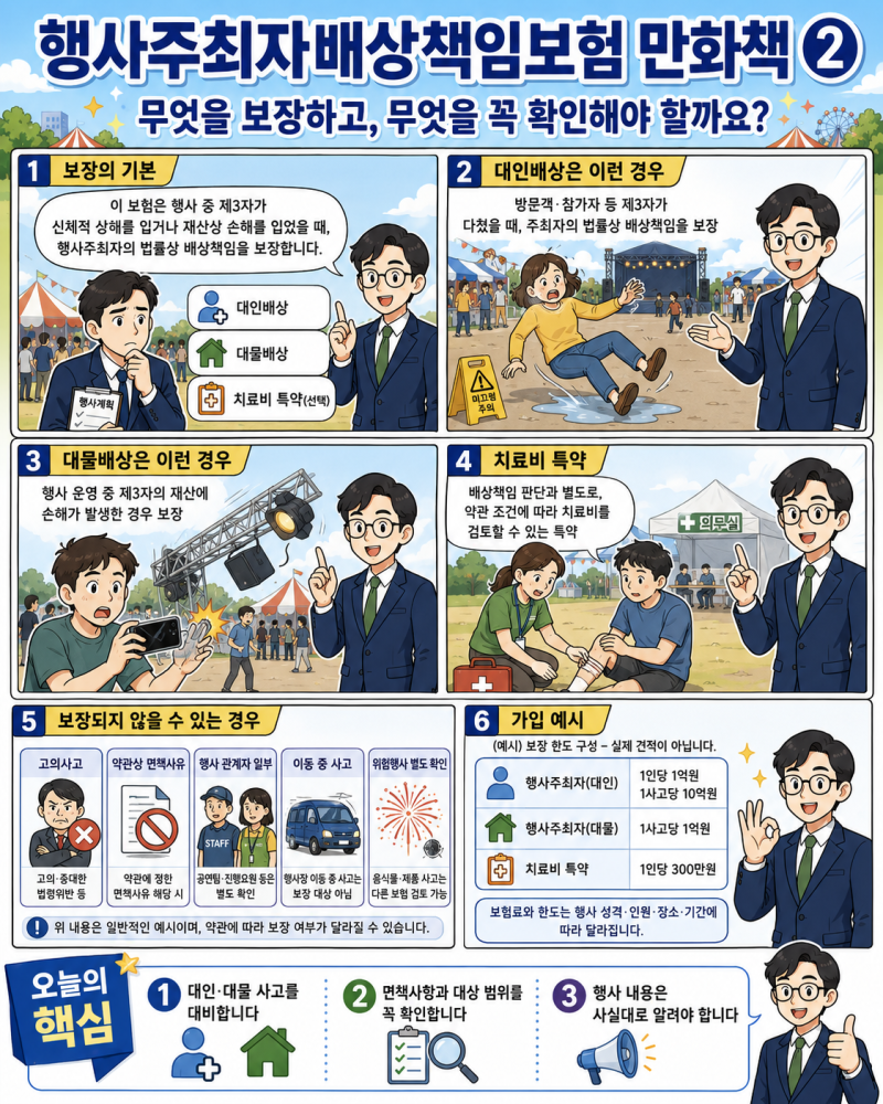 행사보험_ 만화로 보는 행사주최자배상책임보험(12)