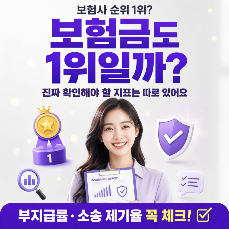 보험금 잘 주는 보험사 고르는 법 | 2026 부지급률·소송률 완전 정리