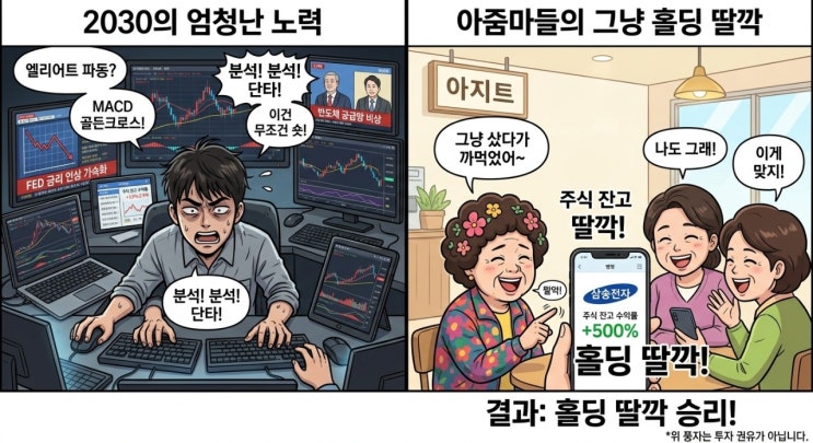  투자만큼은 아줌마들이 최고인듯^^