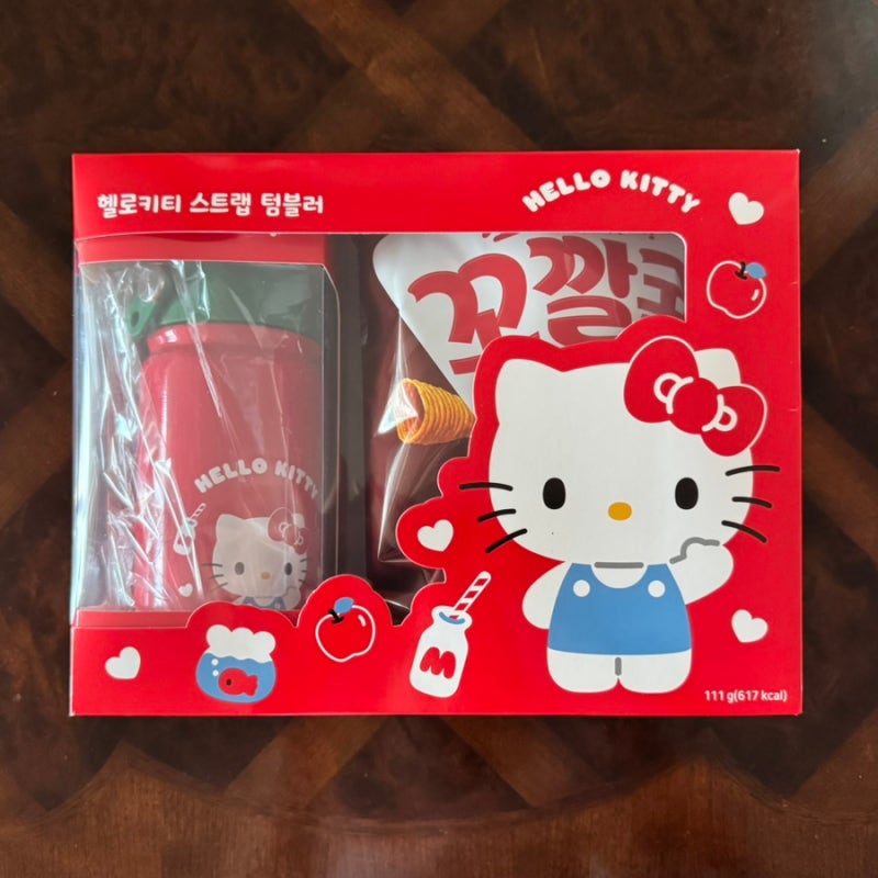 세븐일레븐 산리오 헬로키티 스트랩 텀블러 구매 후기