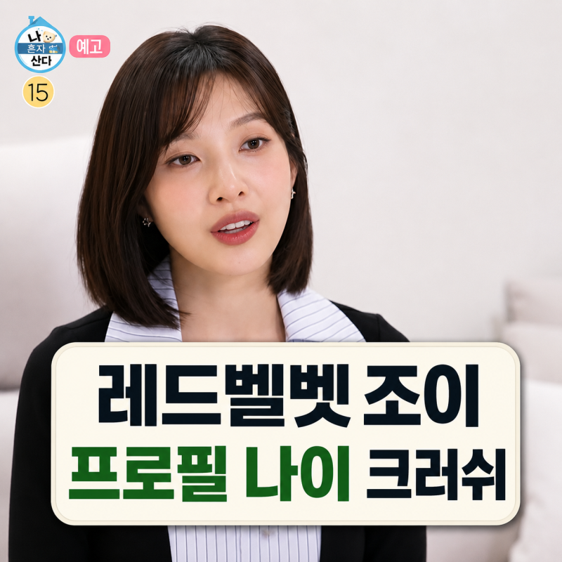 조이 프로필 | 나이 크러쉬 남자친구 레드벨벳 정리