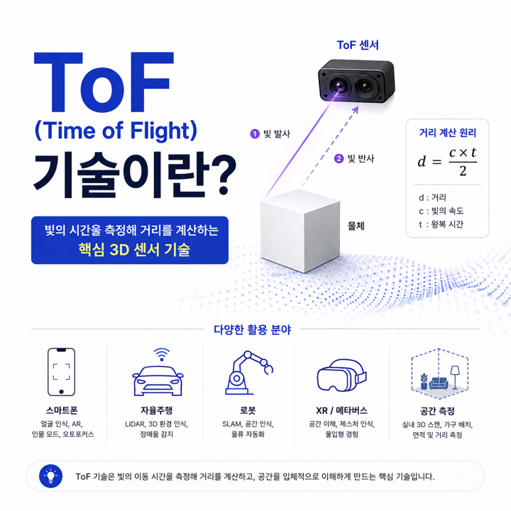  [기술 동향] 2D를 3D로 바궈주는 기술, Time of Flight란?
