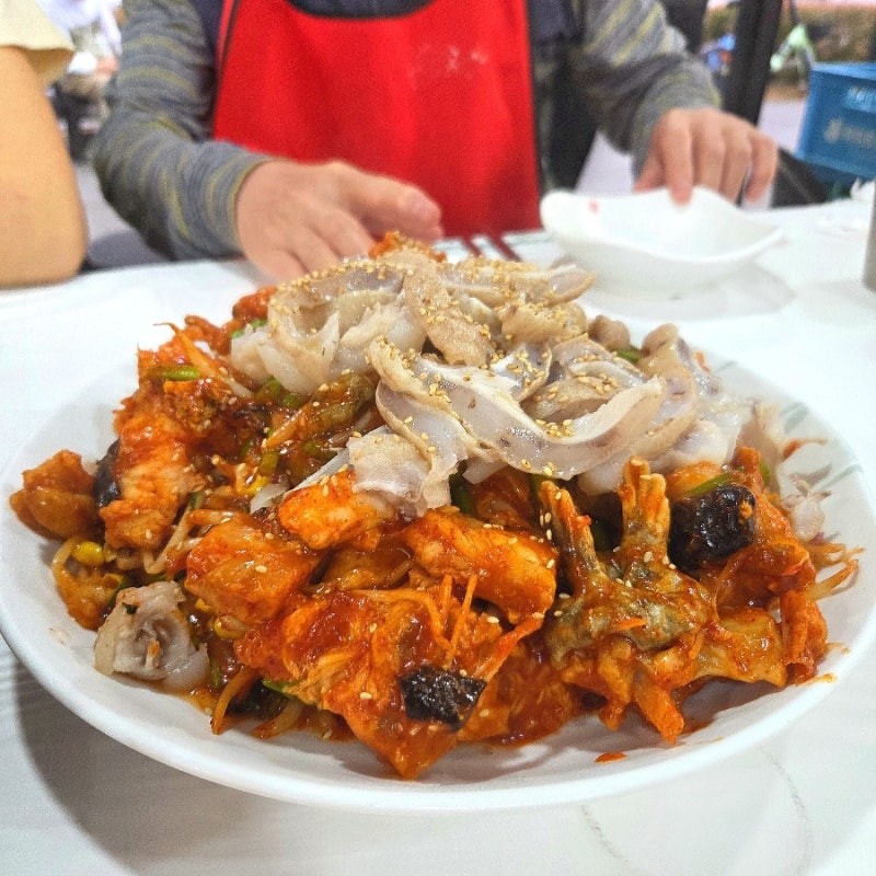 순천 아랫장 맛집 왕개미 식당 아구찜 현지인 추천 노포