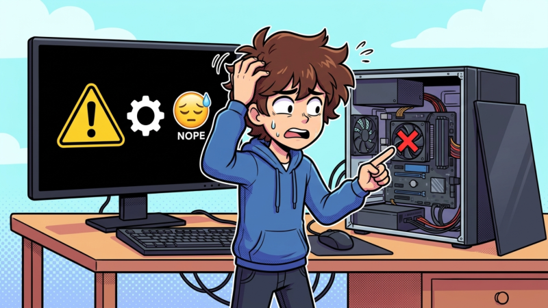 CPU Fan Error 해결법! 바이오스 RPM 무시 설정으로 1분 만에 부팅하기