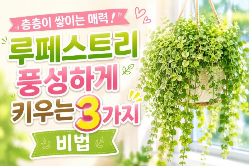 루페스트리 다육이 키우는법 물주기 번식 꿀팁 3가지
