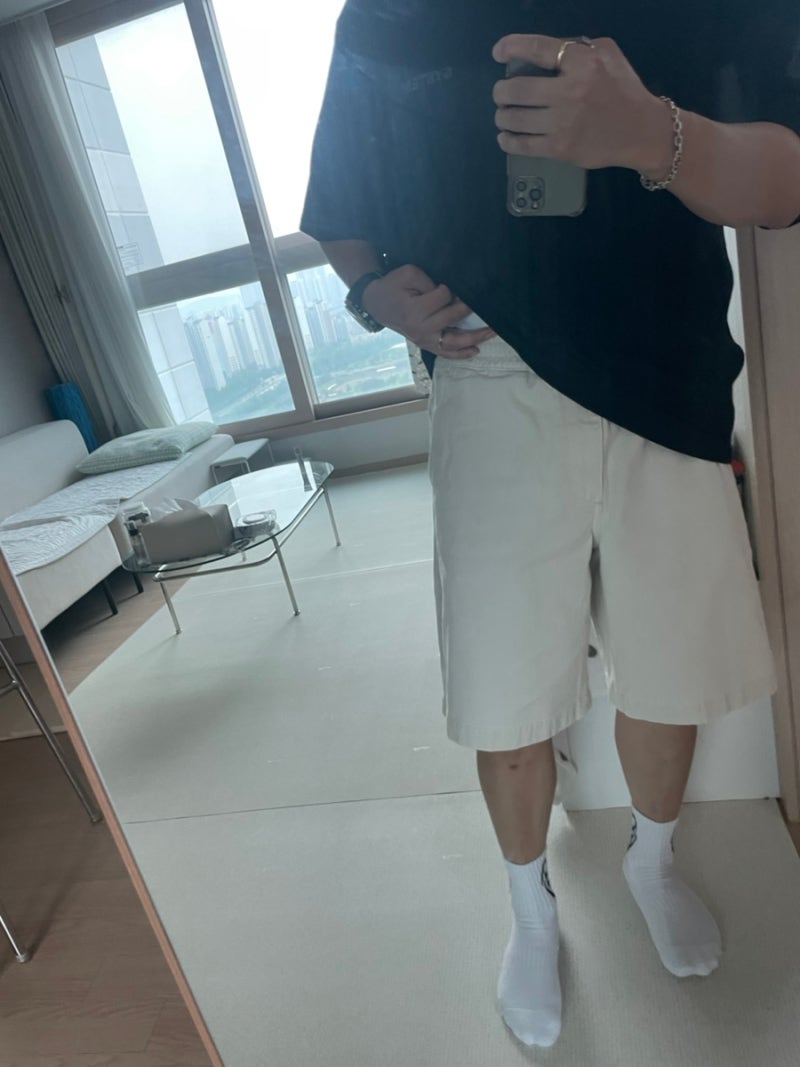 시스템 옴므 올여름 시원하게 테리 폴로니트 와이드 팬츠 리뷰