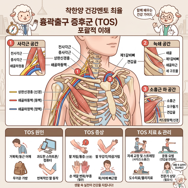 흉곽출구 증후군(Thoracic Outlet Syndrome)의 포괄적 이해(착한양건강멘토 최율)