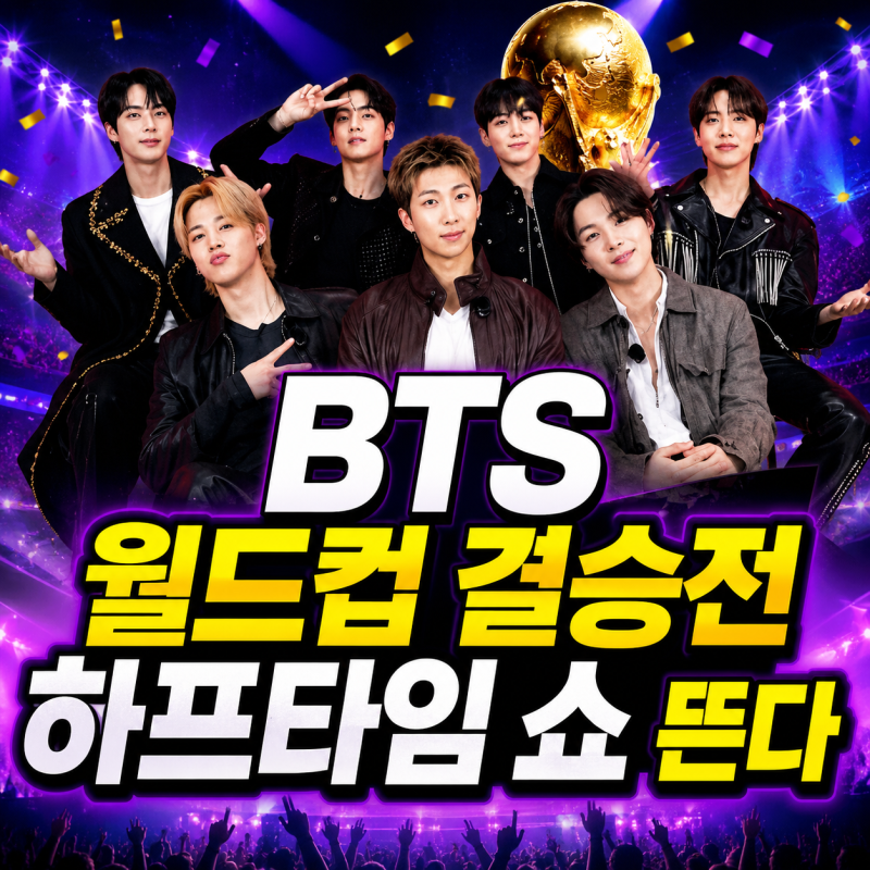 "BTS" 월드컵 결승전 뜬다 "마돈나" "샤키라"와 같은 무대 선다