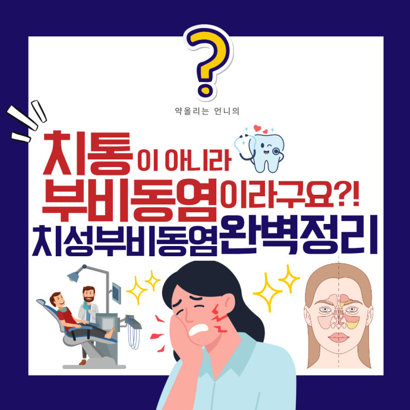치통때문에 치과 갔는데 코 문제라고요? 치아에서 시작된 부비동염(치성부비동염) 완벽정리