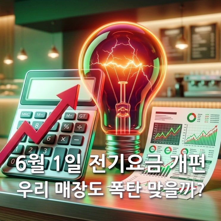  6월 1일 전기요금 개편 오해 바로잡기, 우리 매장 전기세 가중치 계산해 보니..