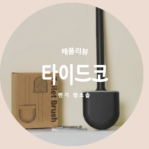  변기솔 추천! 타이드코 심플한 변기 청소솔 사용 후기
