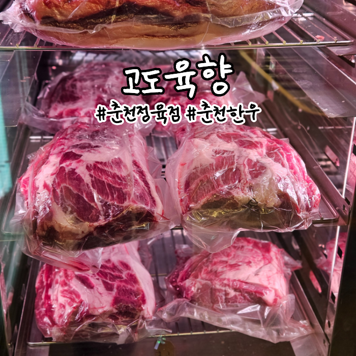 춘천정육점 춘천맛집 수제부대찌개 밀키트 한우육회 수제소세지
