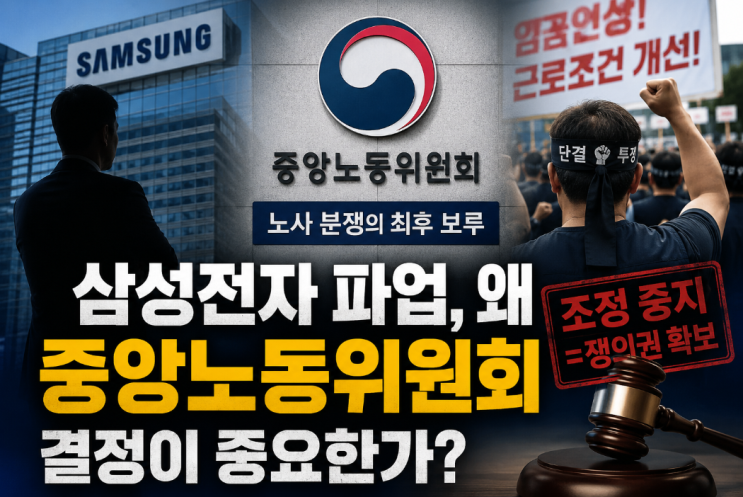  “파업 바로 못 하는 이유가?”...최근 삼성전자 파업 이슈에서 자주 나오는 중앙노동위원회, 진짜 역할은?