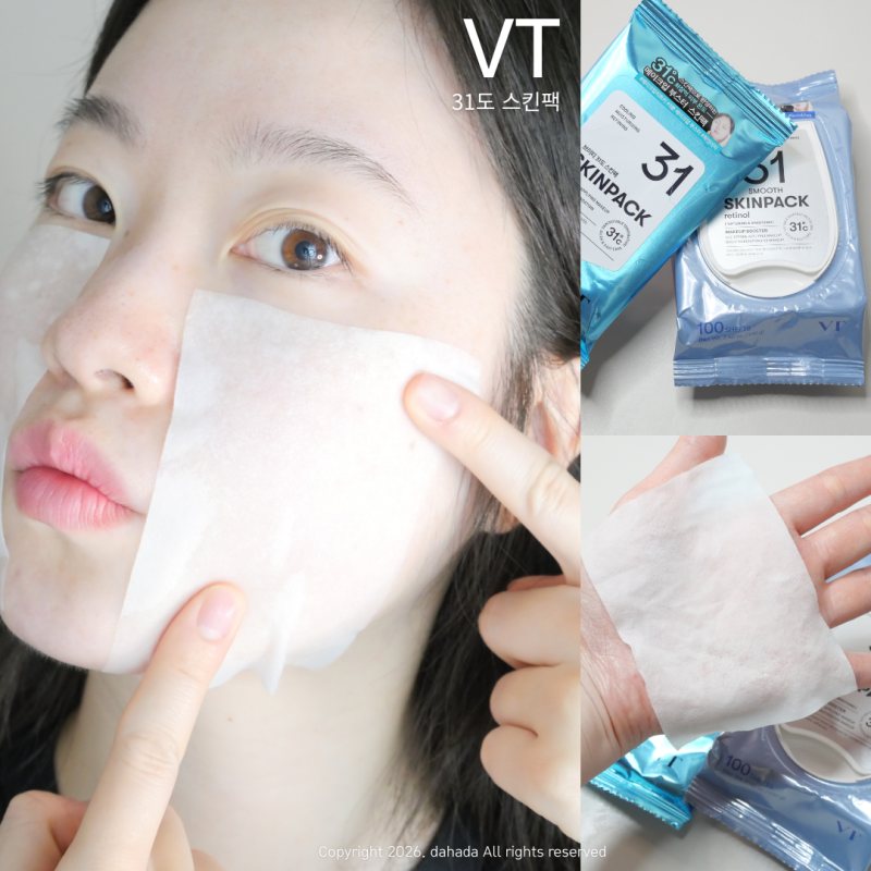 브이티 VT 31도 스킨팩 사용 후기