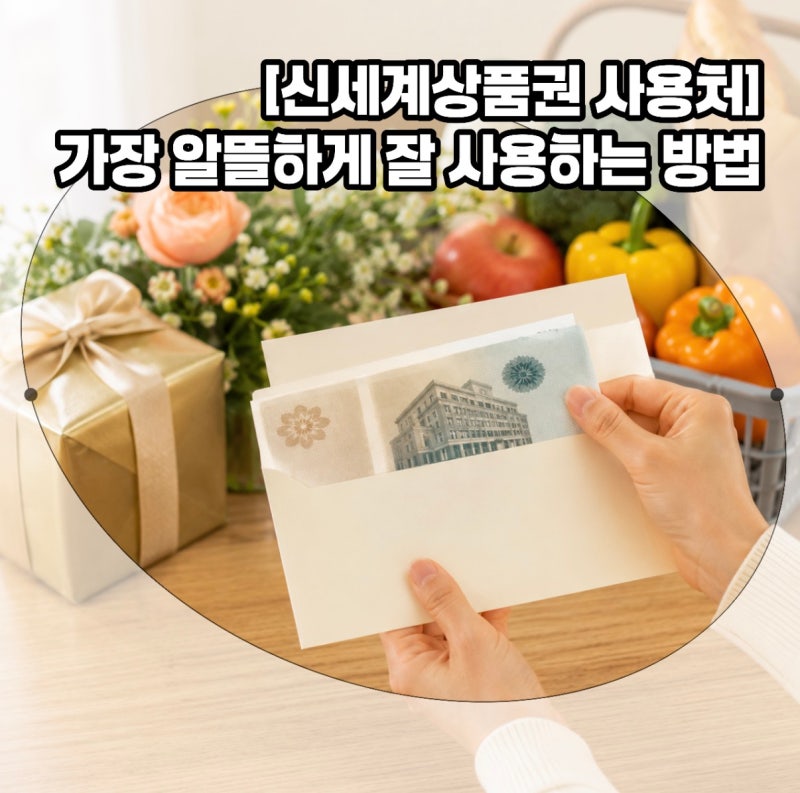 신세계상품권 사용처 총정리｜모바일, 백화점, 식당, 온라인, 편의점까지