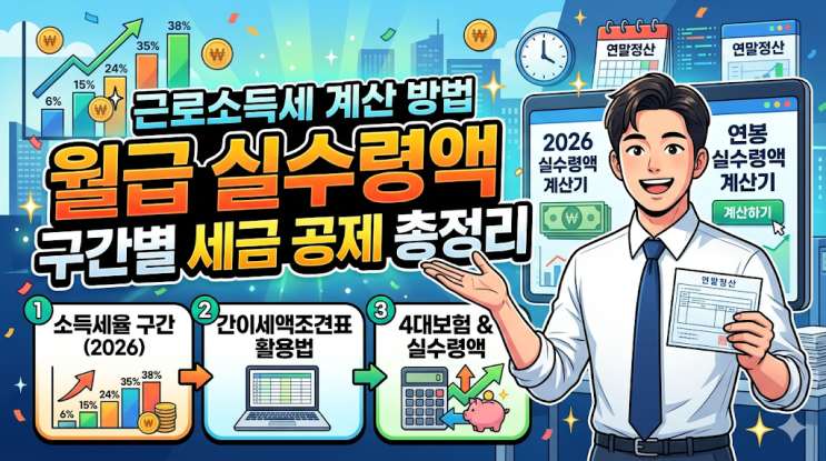  내 월급에서 세금이 왜 이렇게 많이 빠질까? 실수령액 결정짓는 3가지 비밀