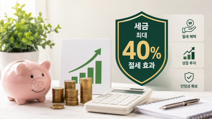  세금 최대 40% 아낀다?  국민성장펀드 가입 전 꼭 봐야 할 내용