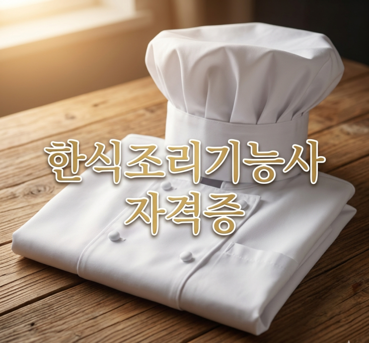  한식조리기능사 자격증 필기 실기 시험 일정 및 합격 꿀팁 정리
