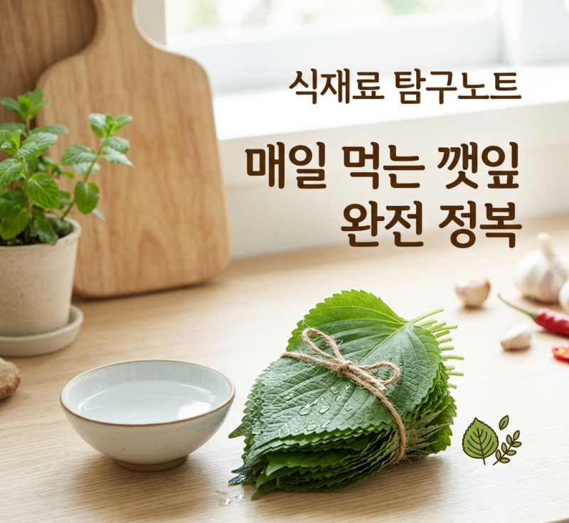 깻잎, 그냥 씻으면 안 돼요! 농약 제거 제대로 하는 법 · 보관법까지