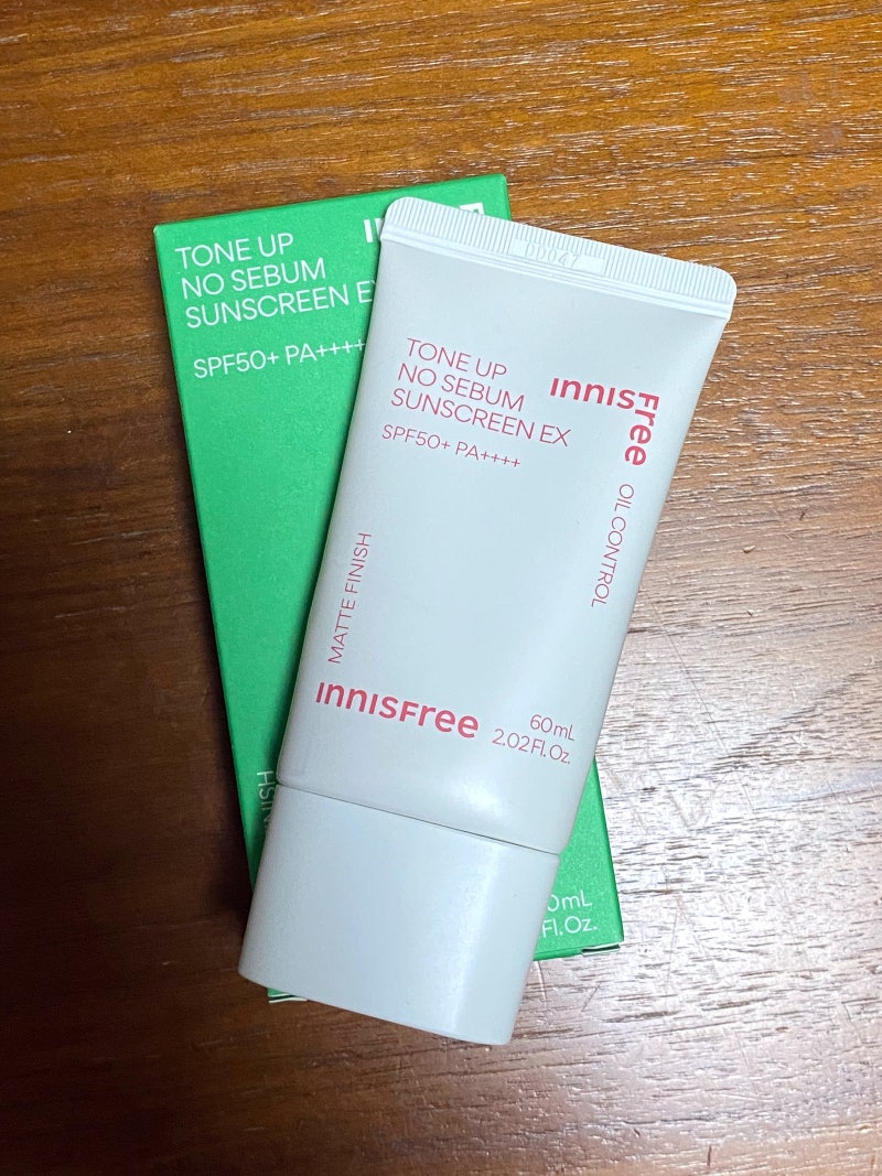 이니스프리 세 가지 선크림 비교 찐 사용 후기│톤업 노세범 선스크린&톤업 워터링 선스크린....