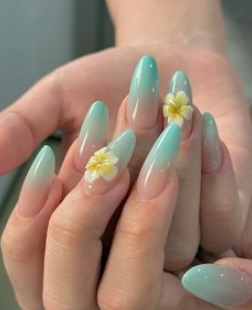  여름을 준비하는 히비스커스·야자잎 트로피컬 네일아트 best 10