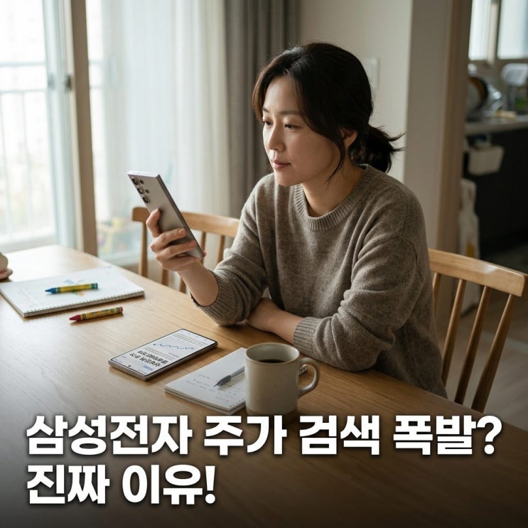  삼성전자 주가 검색 순위 급등 이유
