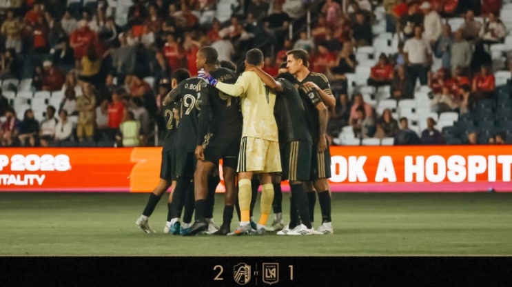  세인트루이스 CITY SC, LAFC에 2-1 승리…2026 MLS 경기 리뷰