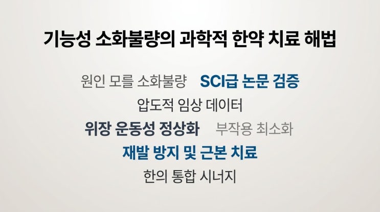  논문 심층 분석: 세계 최고 권위지가 입증한 기능성 소화불량 한약 치료의 과학적 근거