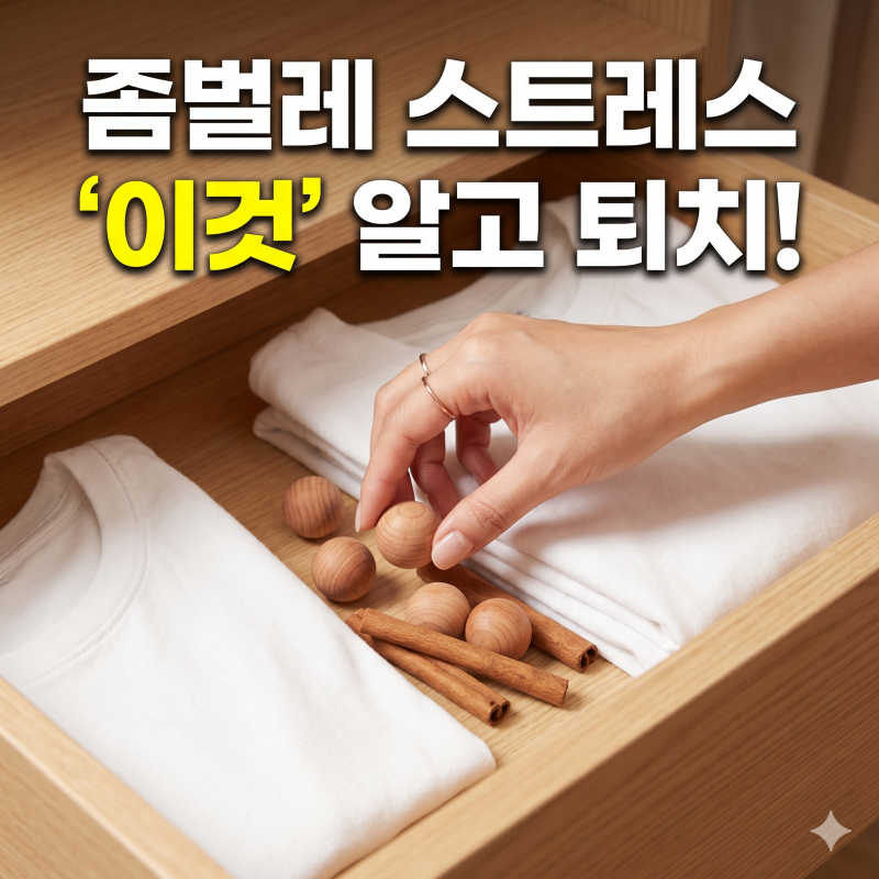 좀벌레 스트레스 '이것' 알고 퇴치!
