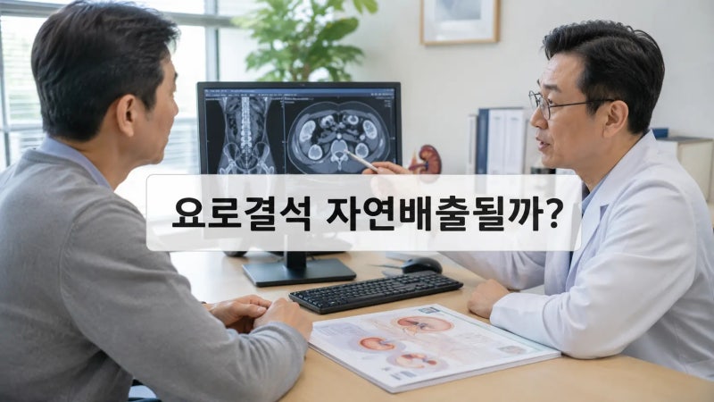 요로결석 자연배출될까? 통증 참으면 위험한 이유