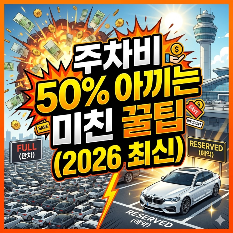  "또 만차야?" 인천공항 주차 전쟁 완승 시나리오! 10년 차 데이터 블로거가 뜯어본 예약+할인 꿀팁
