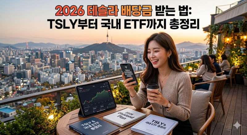 2026 테슬라 배당금 받는 법: TSLY부터 국내 ETF까지 총정리
