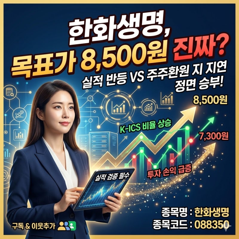한화생명 주가 전망과 흐름