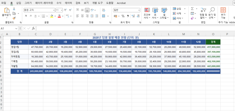엑셀 PDF 변환 시 잘림 현상 해결 – 열이 잘리거나 페이지가 넘어갈 때 완전 정리