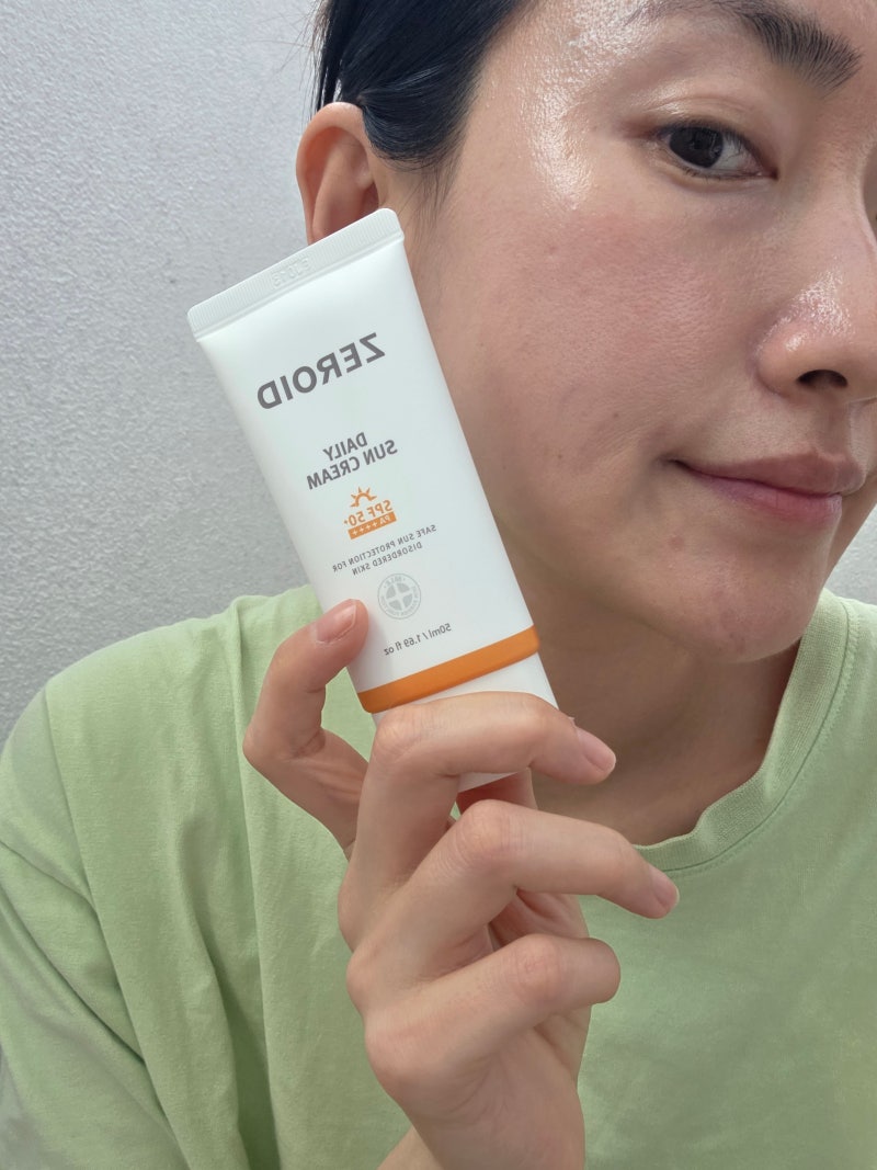 올리브영추천 백탁없는 무기자차! 제로이드 데일리 선크림 실사용 후기