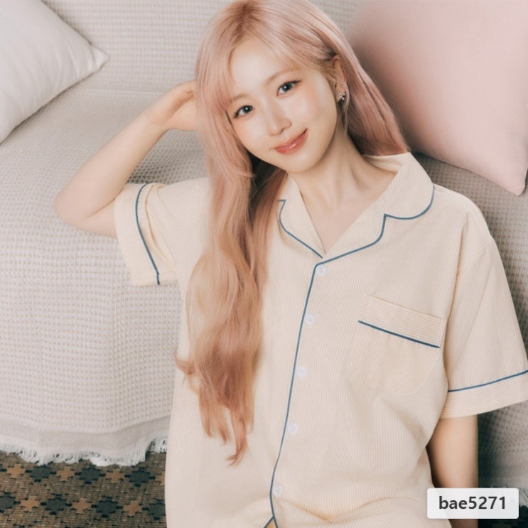 DOSSY 실크핏 클린 반팔 파자마 세트 해원 PICK 여름 홈웨어