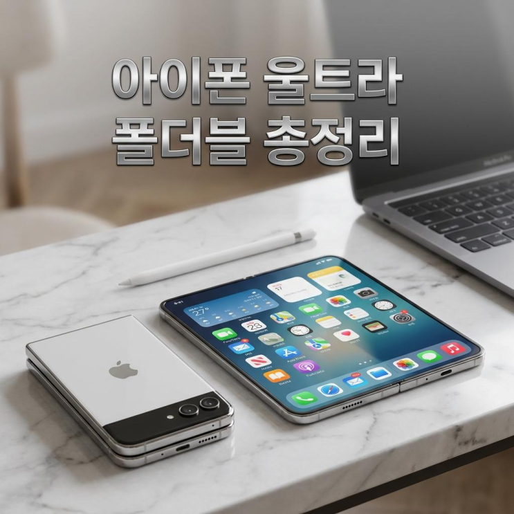  아이폰 울트라 폴더블폰 새로운 기능 및 가격 총정리