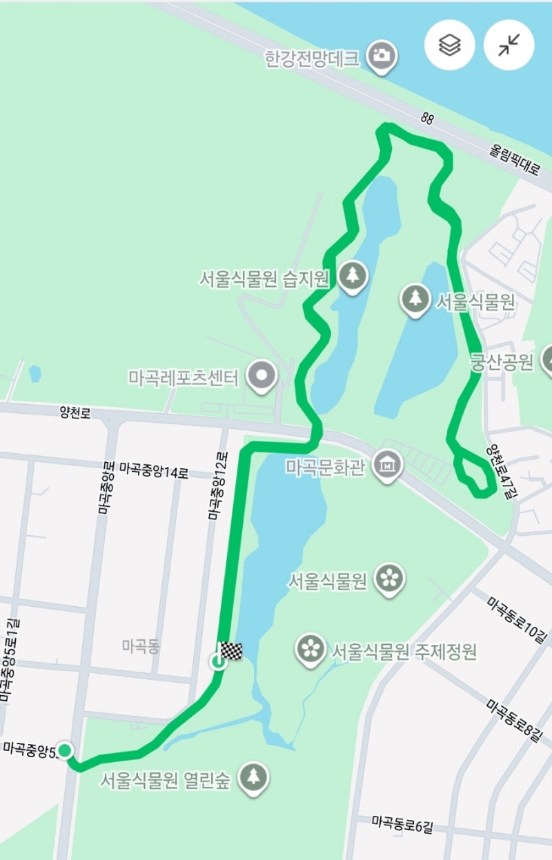 [러닝] 마곡 서울식물원 러닝코스 추천(5km)