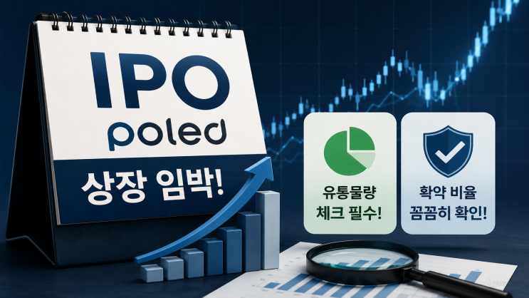  폴레드 공모주 상장 임박! 유통물량·확약 비율 체크 안 하면 위험해요