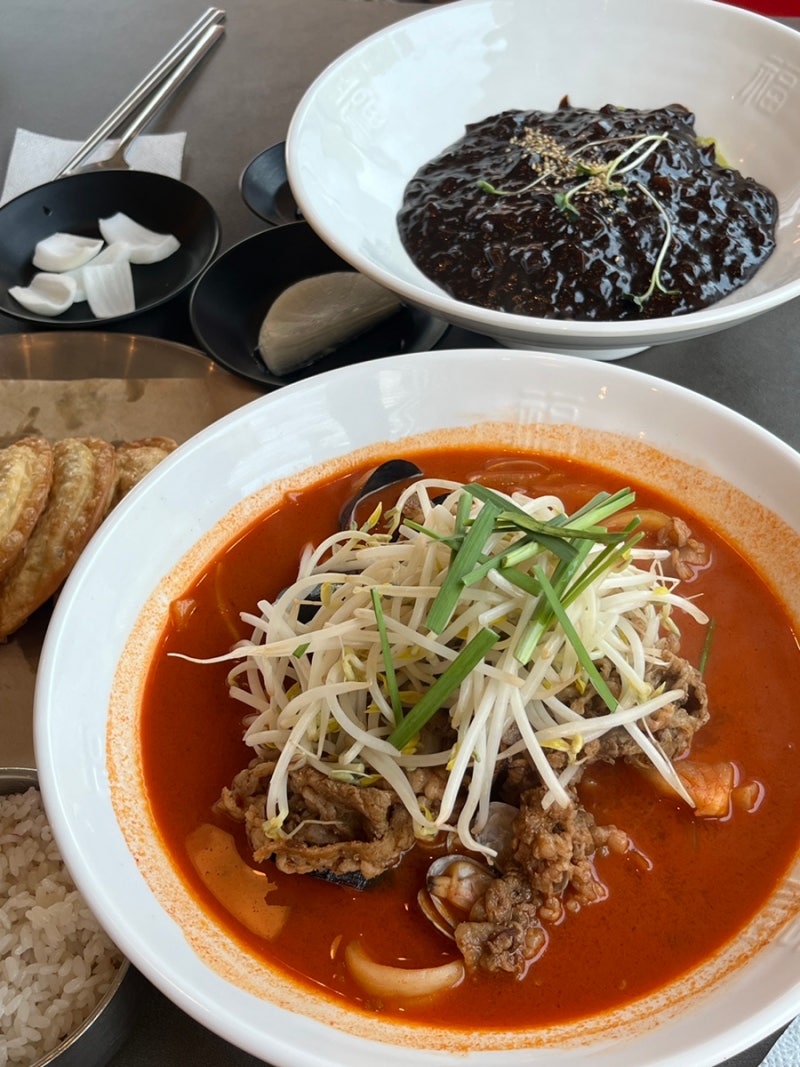상갈동맛집 황제바지락짬뽕 우삼겹짬뽕 추천