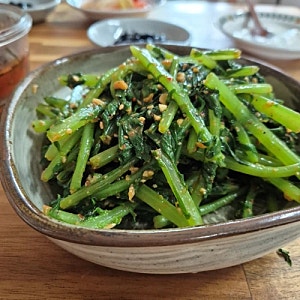 열무 된장 나물 무침 황금레시피