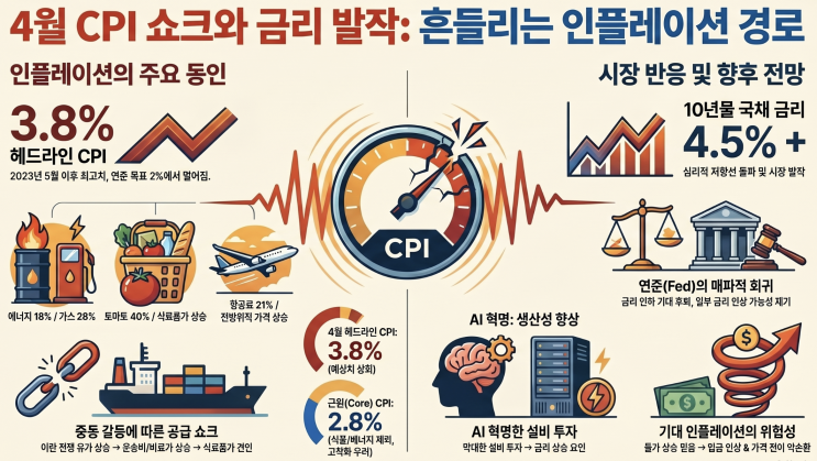 미국 4월 CPI 리뷰 및 금리와 증시 전망