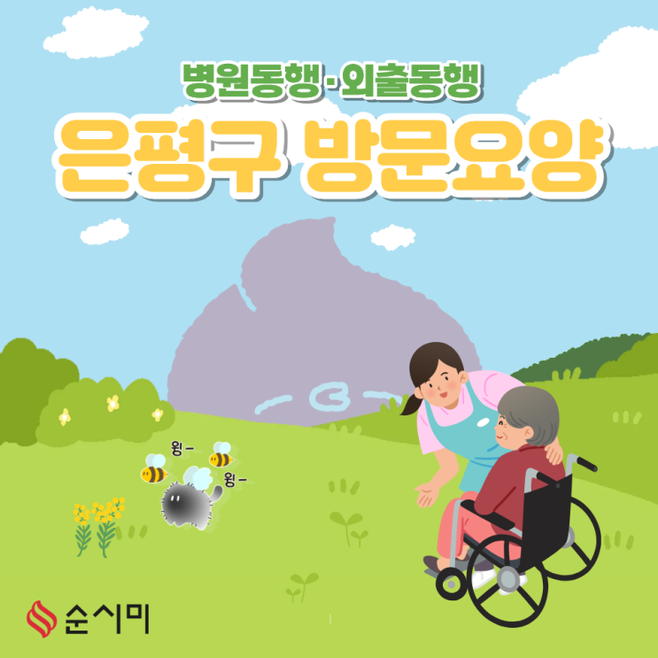  은평구 방문요양 부모님 병원 동행, 외출동행도 순시미에서!