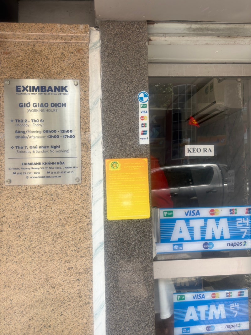 나트랑 트레블 카드 출금무료 ATM 사용방법(EXIM Bank 인출방법 &VP Bank ATM 안될때)
